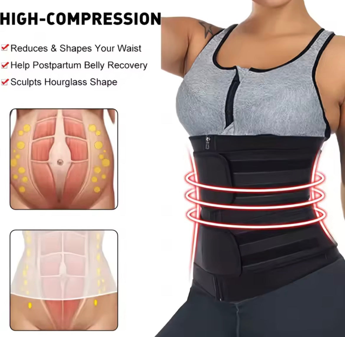 Celluflow Waist Trimmer Belt
